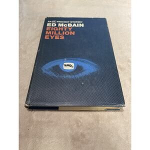EIGHTY MILLION EYES by ED McBAIN - 1966 HCDJ BCE
